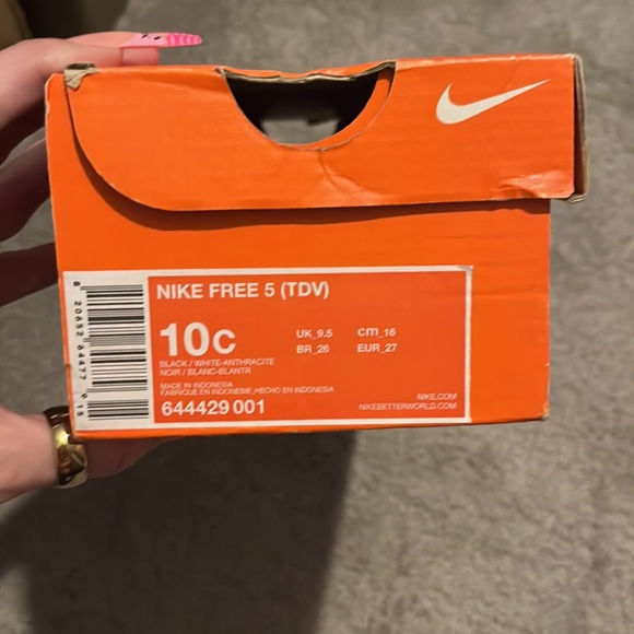 Nike Free 5 (TDV) size 10C (Children’s Shoes) - Picture 3 of 6